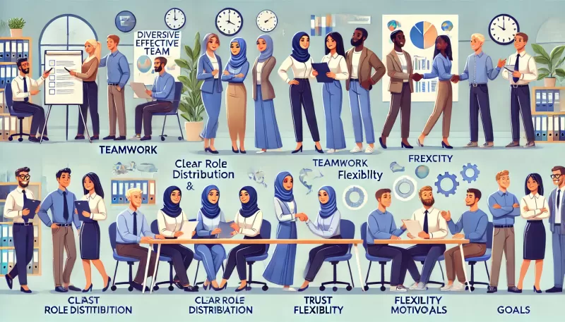 خصائص فريق العمل الفعّال